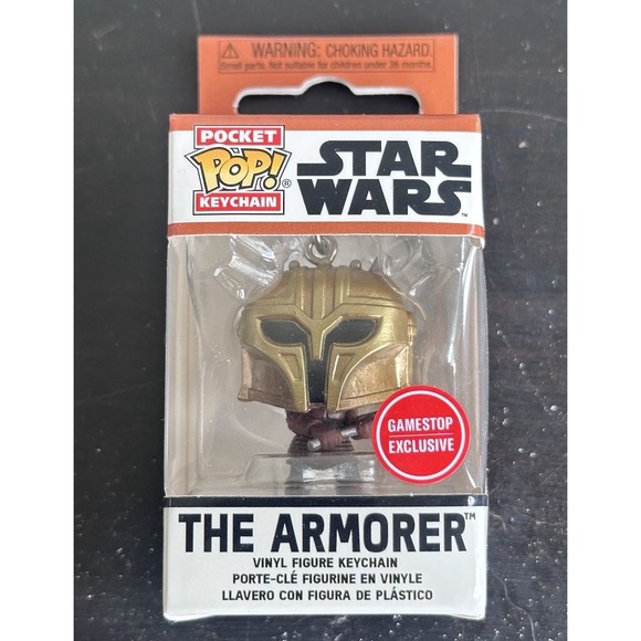 Funko Other - Funko Pocket Pop Keychain Star Wars The Mandalorian The Armorer GameStop Excl.